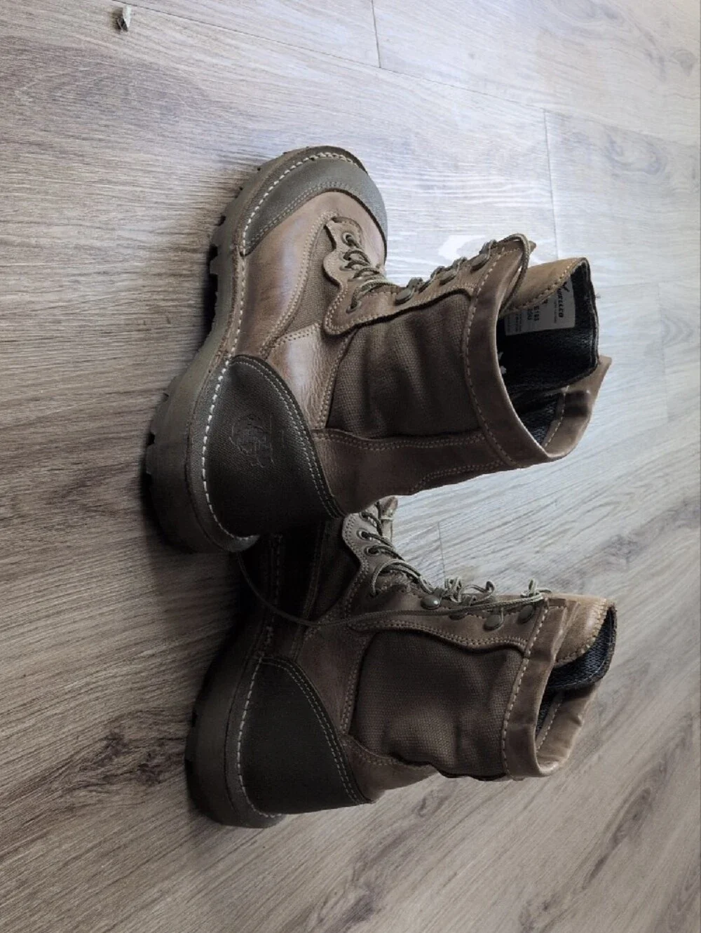Men's Brown Lace-Up Rain & Snow Tactical Boots